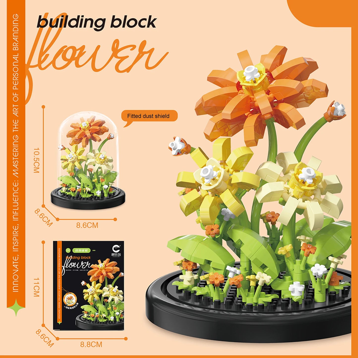 DIY Micro Flower Building Blocks – Mini Bricks Puzzle Toy